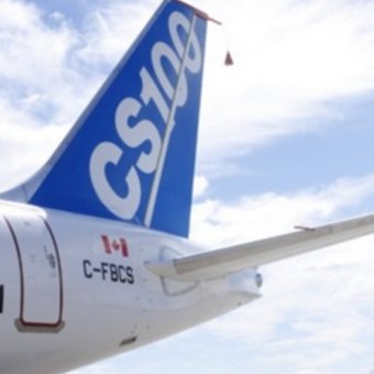 Bombardier CS100 выполнил первый тестовый полет