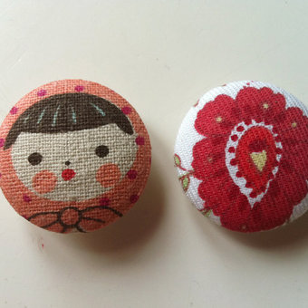 Buttons "Matrioshka №1"