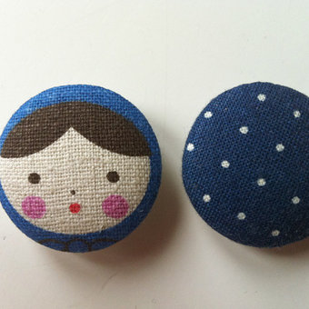 Buttons "Matrioshka №2"