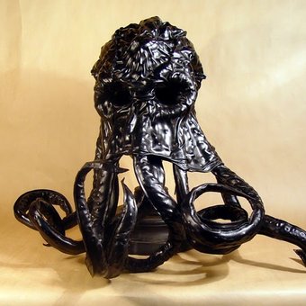 Cthulhu Leather Mask