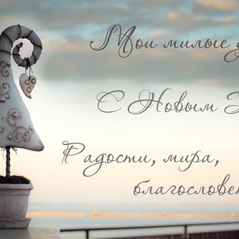 Дед мороз приходит в дом :))