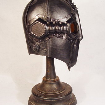 DW new. Steampunk Art Leather Mask