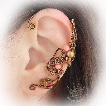 Ear cuff «Цветение»