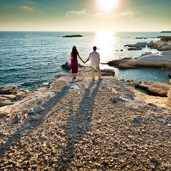 Фотосессия для влюблённых на Кипре: Майя и Алексей