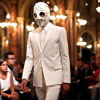 Givenchy/Bob Basset&#8217;s masks. Givenchy Mens Spring Summer 2011