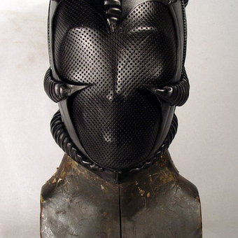 Hugger head Leather Mask