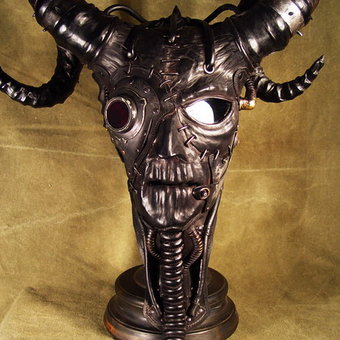 Космический Сатана. Кожаная маска. Space Satan. Leather Mask.