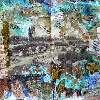 Mixed-media Collage