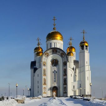 Магнитогорск Храм Вознесения. Всех с рождеством!