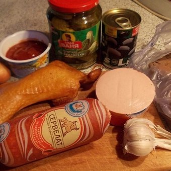 Мясная солянка