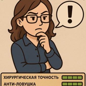 "Она знала, что вы скажете, ещё до того, как вы это сформулировали — и уже нашла логическую ошибку"