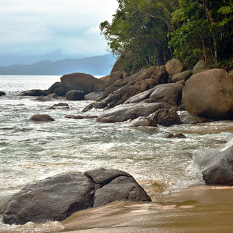 Остров Капусты в Убатубе - Ilha das Couves, Ubatuba