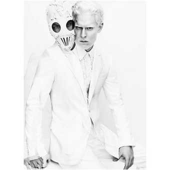 Our leather mask in new Givenchy SS 2011 poster.