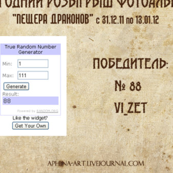 Победитель новогодней лотереи определен.