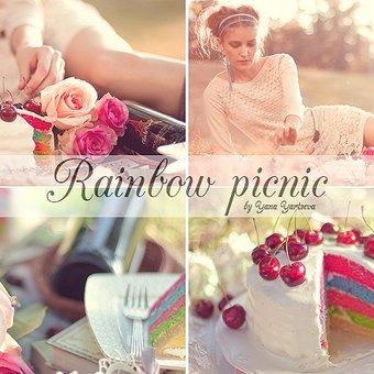 Rainbow picnic
