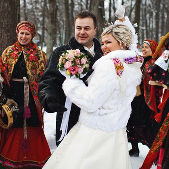 Русская свадьба: Маша и Алексей.