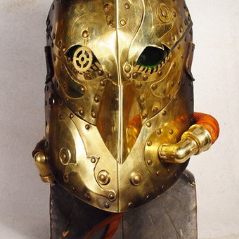 Steampunk Bauta Venetian Mask