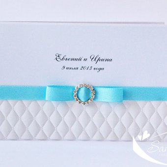 Свадебные приглашения в стиле Tiffany