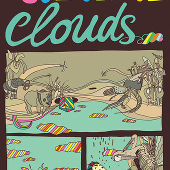 the colourful clouds