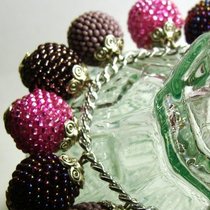 "Beaded Beads" сиреневый и розовый