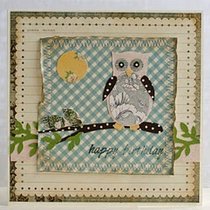 Card 'Happy owl' / Открытка "Счастливая Сова"