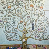 Художественное панно "Дерево жизни" по мотивам Густава Климта