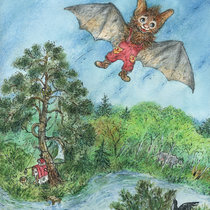 Иллюстрации для книги "Ночная Мышь, или первый полёт"