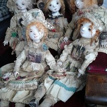 коллекция из пяти кукол " Ностальгия" Вера, Надежда, Любовь, Софья и Мария 2015г.