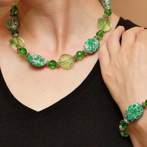 Комплект "Тархун" ожерелье+браслет