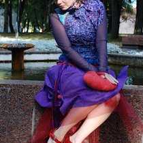 Конкурсный образ `Lady Red-Purple-Blue`временно не продается