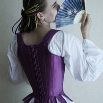 Корсет фиолетовый, 18 век