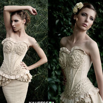 Корсетное льняное платье KAURTSEVA арт 11G201
