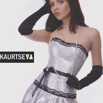 Корсетное платье KAURTSEVA с юбкой на фатине арт 00K014 для выпускного бала, вечера, коктеля