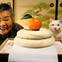 Misao the Big Mama and Fukumaru the Cat