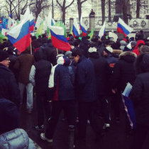 Марши в центре Москвы начались