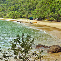 Пляж Фламенго в Убатубе - Praia do Flamengo, Ubatuba