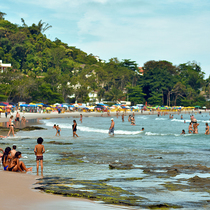 Пляж Прайя-ду-Тенорио в Убатубе - Praia do Tenorio, Ubatuba