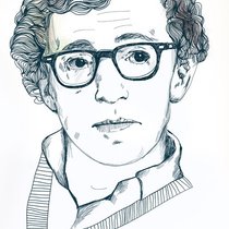 Портрет Woody Allen. Вуди Аллен