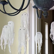 Привидения на хеллоуин своими руками.