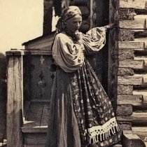 Русский женский костюм (старые фото)