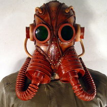 Steampunk ART Leather Gas Mask &#8220;Walrus&#8221;. Стимпанк противогаз Морж