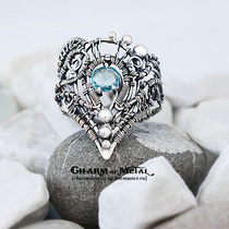 "Сутра сердца совершенной мудрости" Серебряное кольцо