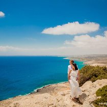 Свадебная фотосессия на Кипре: Анна и Александр