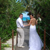 Свадебное платье для невесты Анастасии. Церемония на Кубе.