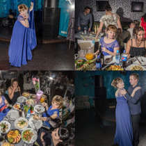 свадебный фотограф - постановка света на банкете и ночном клубе