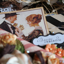 Свадебный конверт-открытка "Вместе Навсегда"