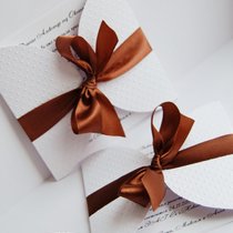 Свадебный набор "Шоколадное кружево"