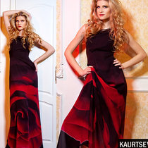 Вечернее платье в пол KAURTSEVA арт 10R201