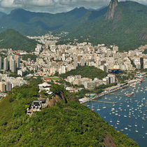 Вид на Рио с горы Пао-ди-Асукар
