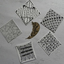 Возвращаюсь к дудлингу или Zentangle.